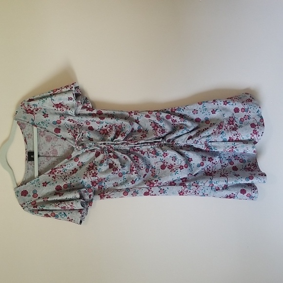 Disney Princess V Neck Knit Dress Gray Pink XLarge - Picture 4 of 8